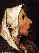 Pieter Bruegel the Elder Portrait of an Old Woman oil painting